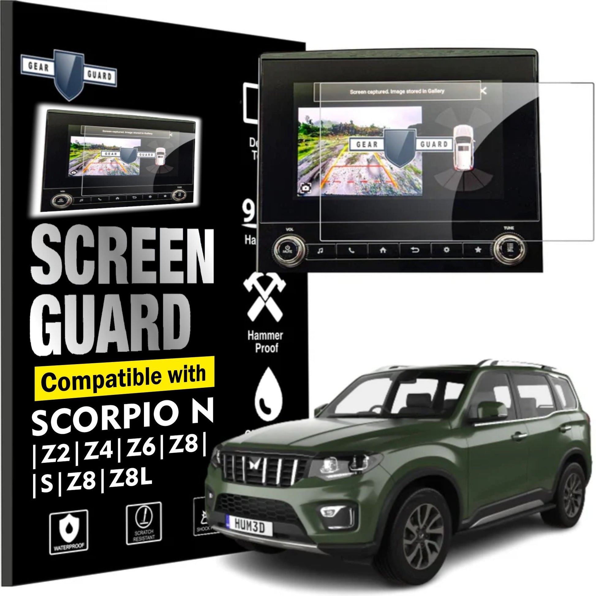 Mahindra Scorpio N Infotainment System | Instrument Cluster Screen Guard [2022 - 2025] - VS_SCORPIO_N_CLUSTER