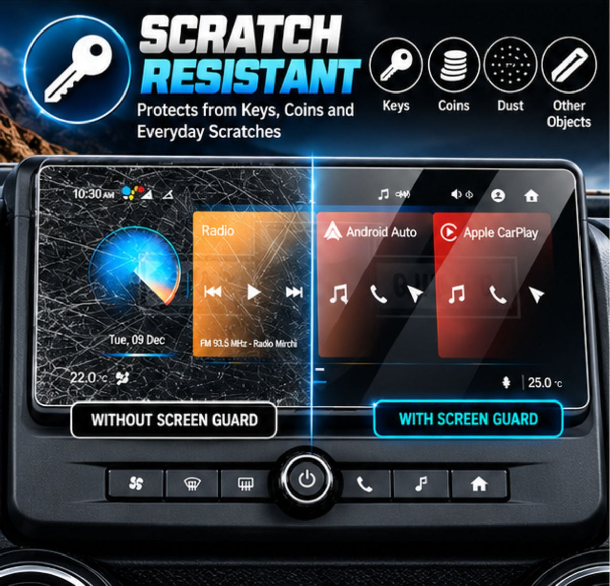 Mahindra Thar OG Touch Screen Guard [2026] -M10C_THAR_OG