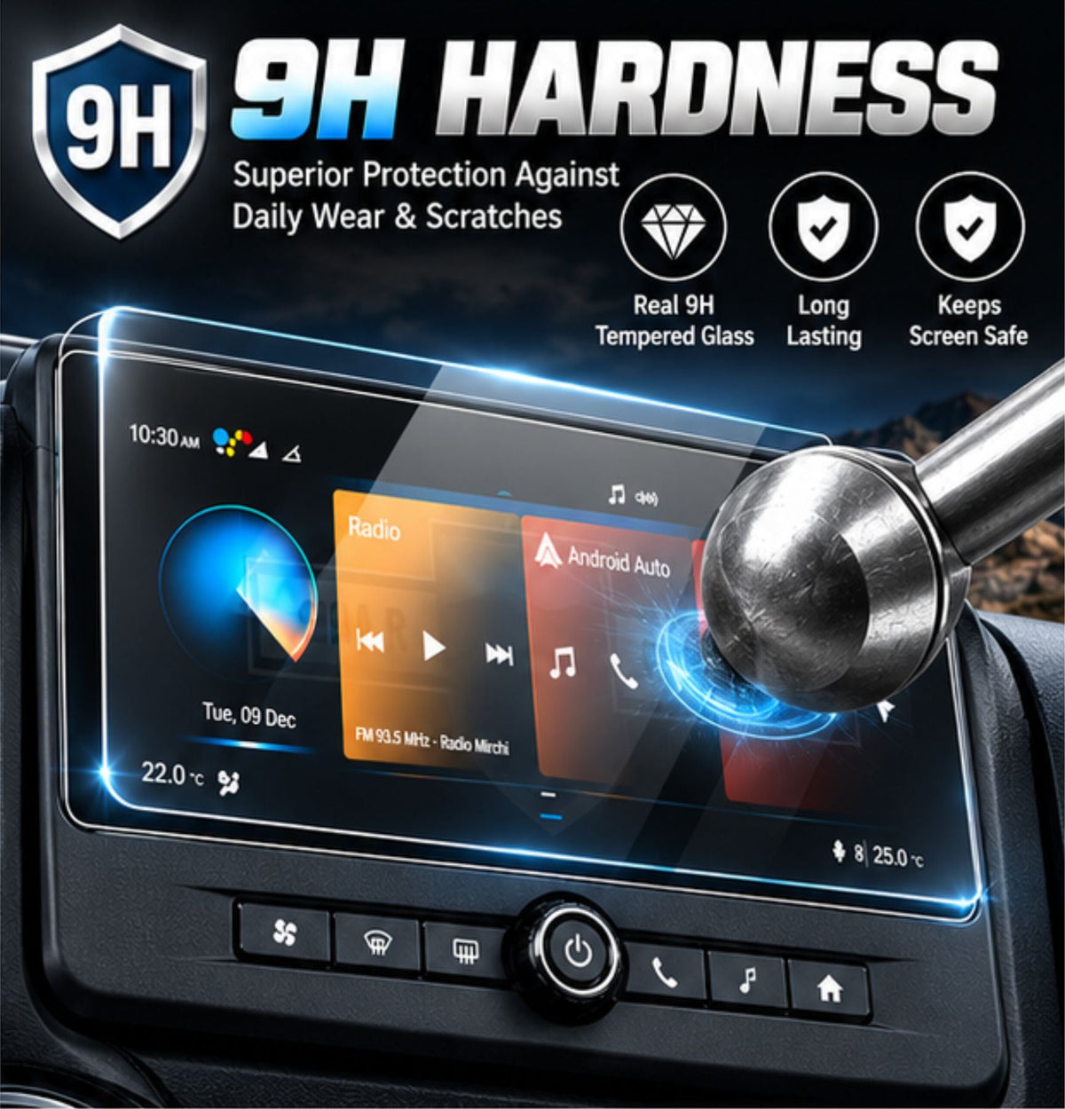 Mahindra Thar OG Touch Screen Guard [2026] -M10C_THAR_OG