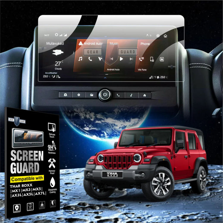 Mahindra Thar ROXX 10.25" Infotainment System Screen Guard [2024 - 2025] - M10C_THAR_ROXX
