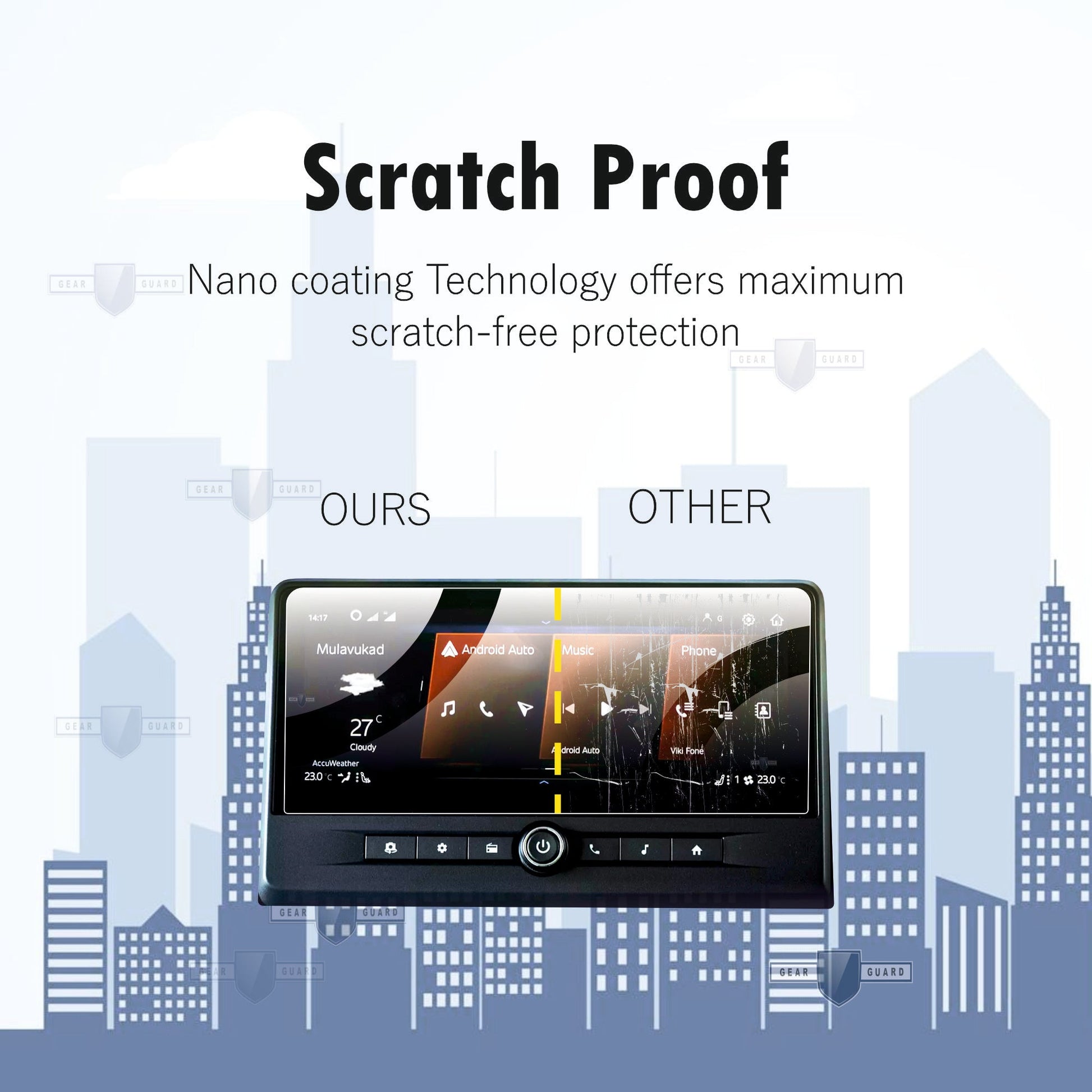 Mahindra Thar ROXX 10.25" Infotainment With Instrument Cluster | MID Screen Guard (Combo) [2024 - 2025] - M10C_THAR_ROXX_COMBO