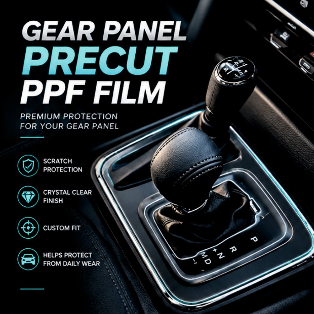 Mahindra Thar Roxx Interior Gear Precut PPF Film -[Automatic] -SP_THAR_ROXX_GEAR_PPF
