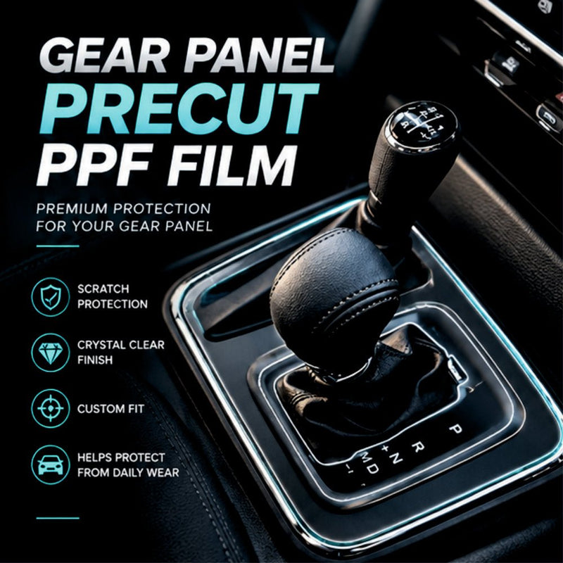 Mahindra Thar Roxx Interior Gear Precut PPF Film -[Automatic] -SP_THAR_ROXX_GEAR_PPF