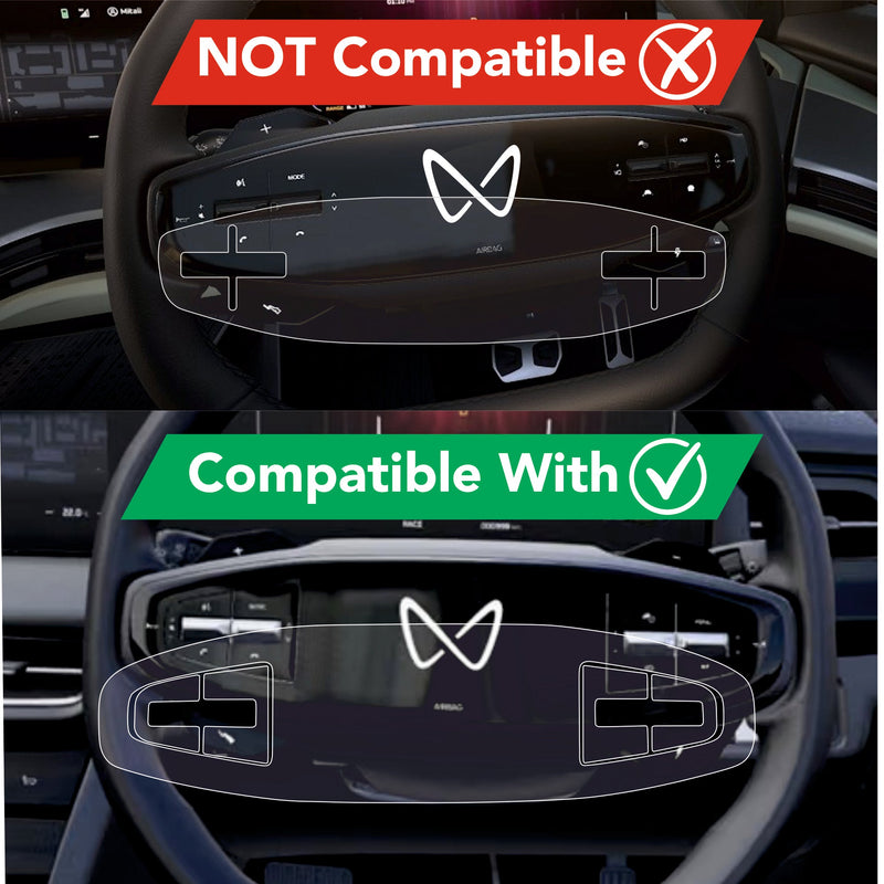 Mahindra XEV 9E Steering Interior Precut PPF Guard -SP_XEV_9E_PRECUT_PPF