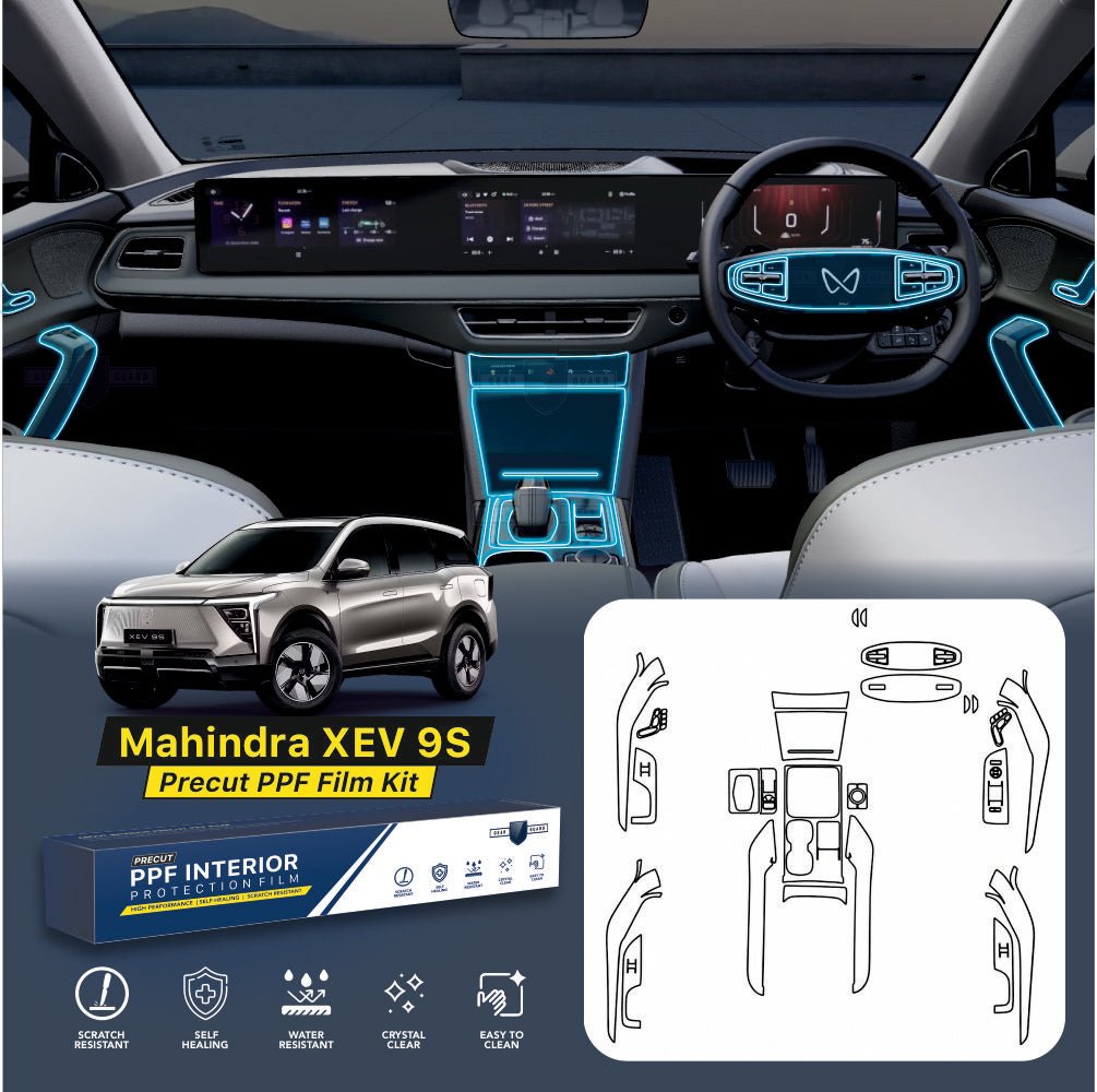 Mahindra XEV 9S Interior Precut PPF Film Kit -VS_9S_PPF_KIT