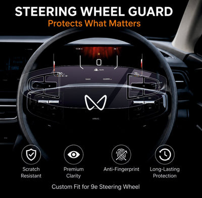 Mahindra XEV 9S Steering Precut PPF Guard -SP_MAHINDRA_9S_ST_PPF