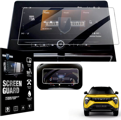 Mahindra XUV 3XO Infotainment System and Instrument Cluster | MID Screen Guard [2024 - 2025] - M10C_3XO_COMBO
