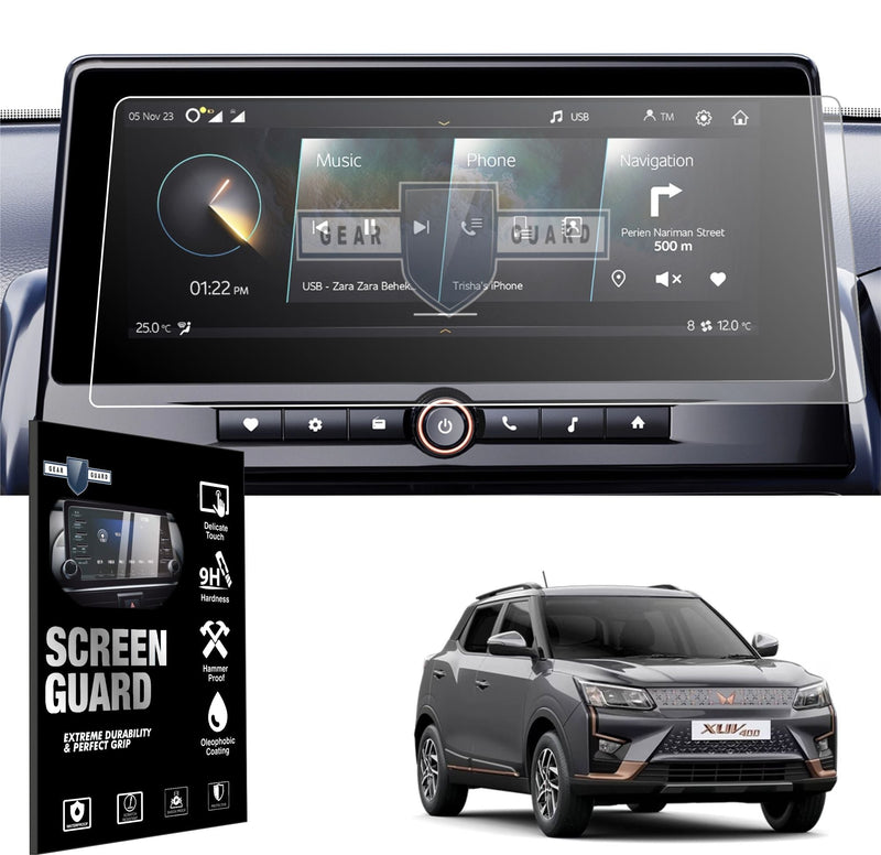 Mahindra XUV 400 EV Car Touch Screen Guard [2024 - 2025] - M10C_XUV400