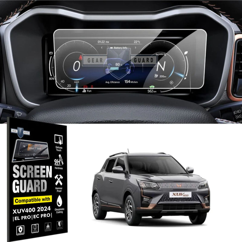 Mahindra XUV 400 EV Instrument Cluster | MID Screen Guard [2024] - M10C_XUV400_MID