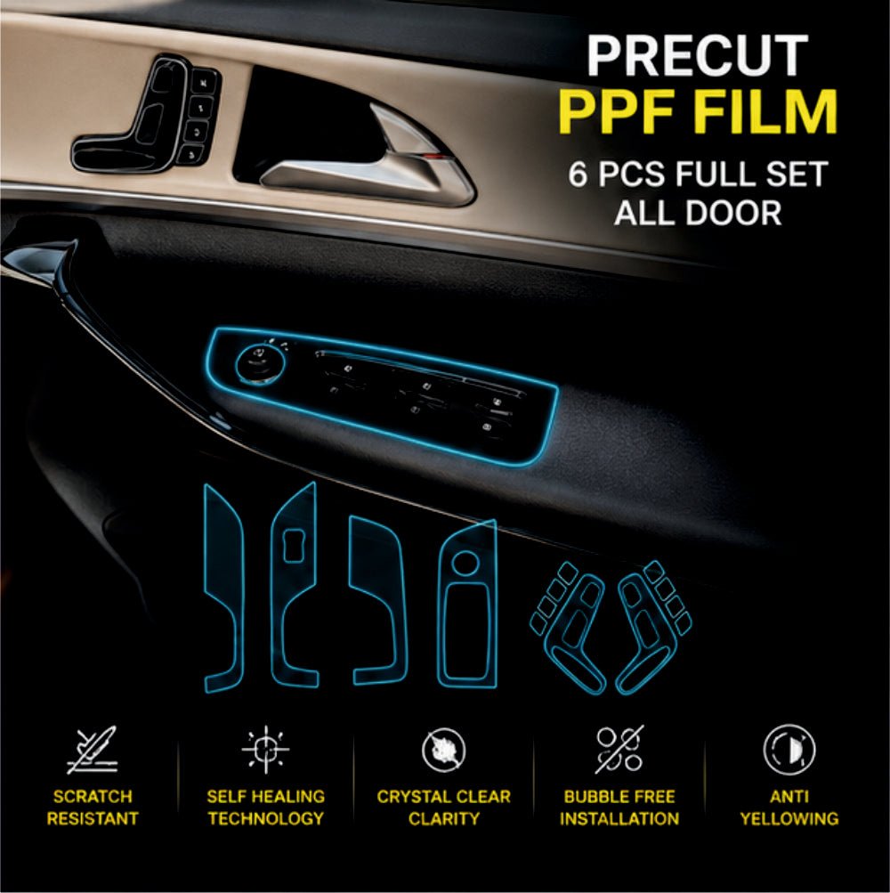 Mahindra XUV 700 Door Panel Interior Precut PPF Guard -SP_XUV_700_NHB_PPF
