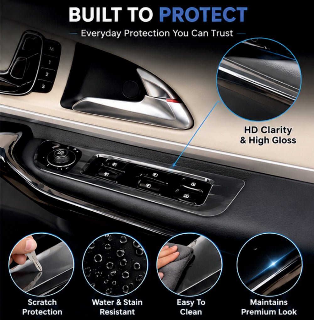 Mahindra XUV 700 Door Panel Interior Precut PPF Guard -SP_XUV_700_NHB_PPF