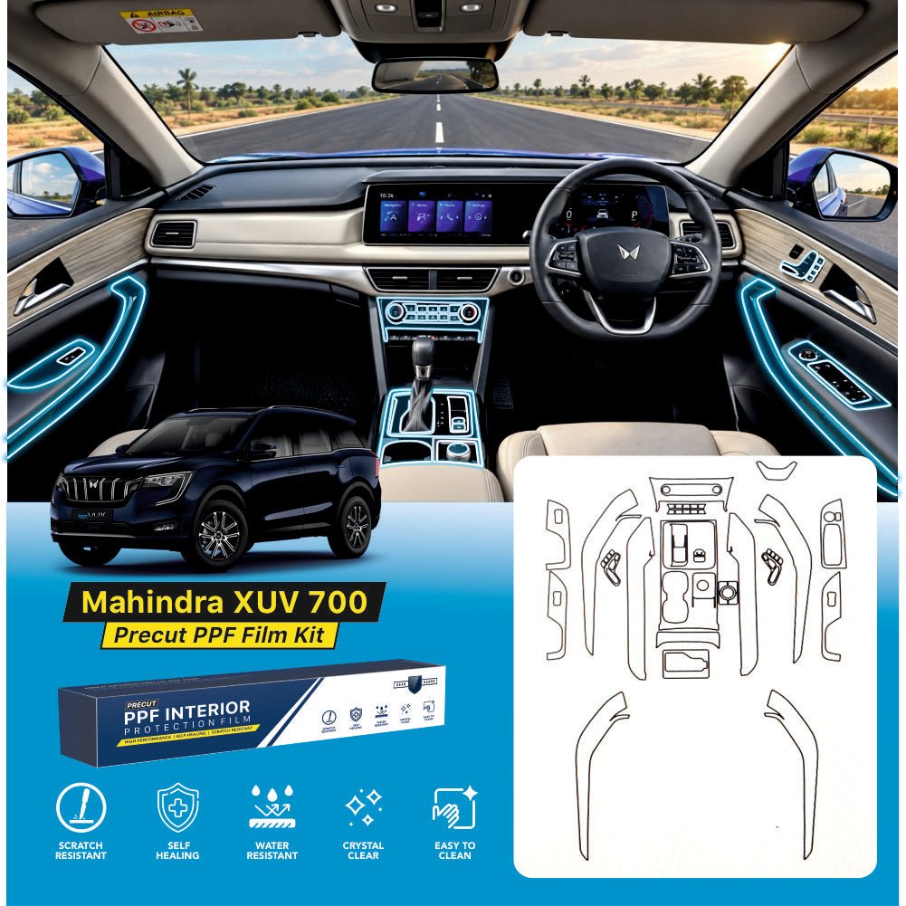 Mahindra XUV 700 Full Interior Precut PPF FILM KIT -SP_XUV_700_FULL_KIT_PPF
