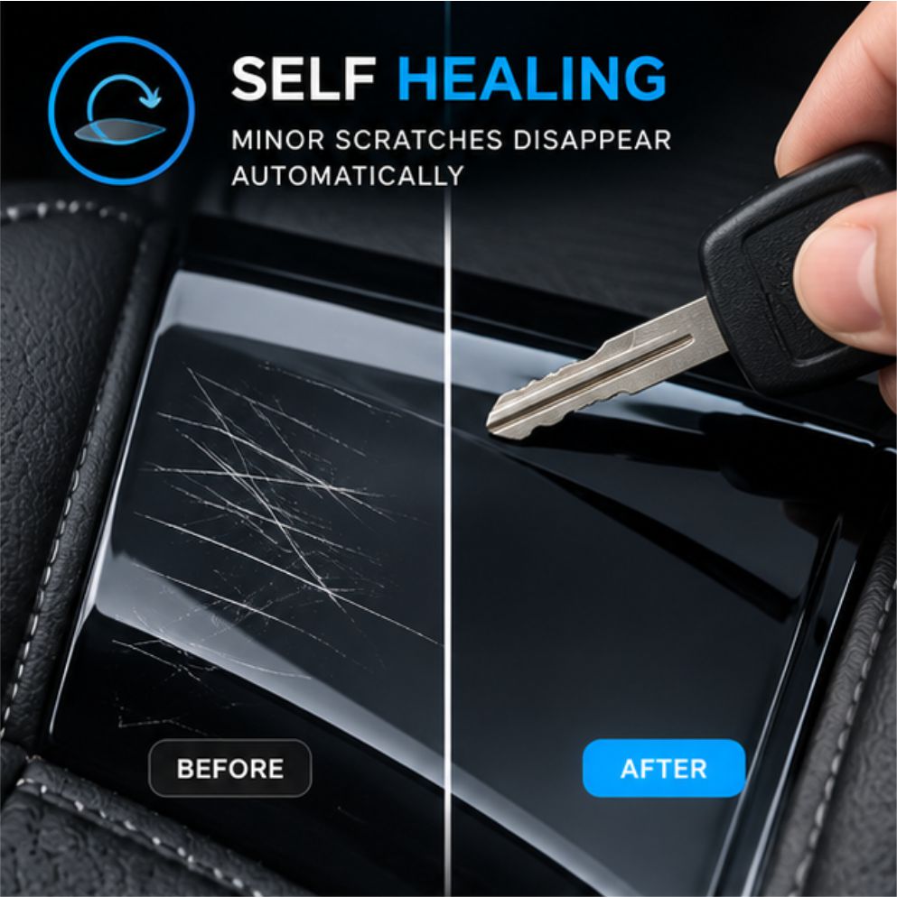 Mahindra XUV 7XO Gear Console Precut PPF Film - [HAND BRAKE] -7XO_HB_GEAR_PPF
