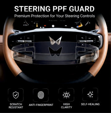 Mahindra XUV 7XO Steering Wheel Precut PPF Guard -7XO_STEERING_PPF