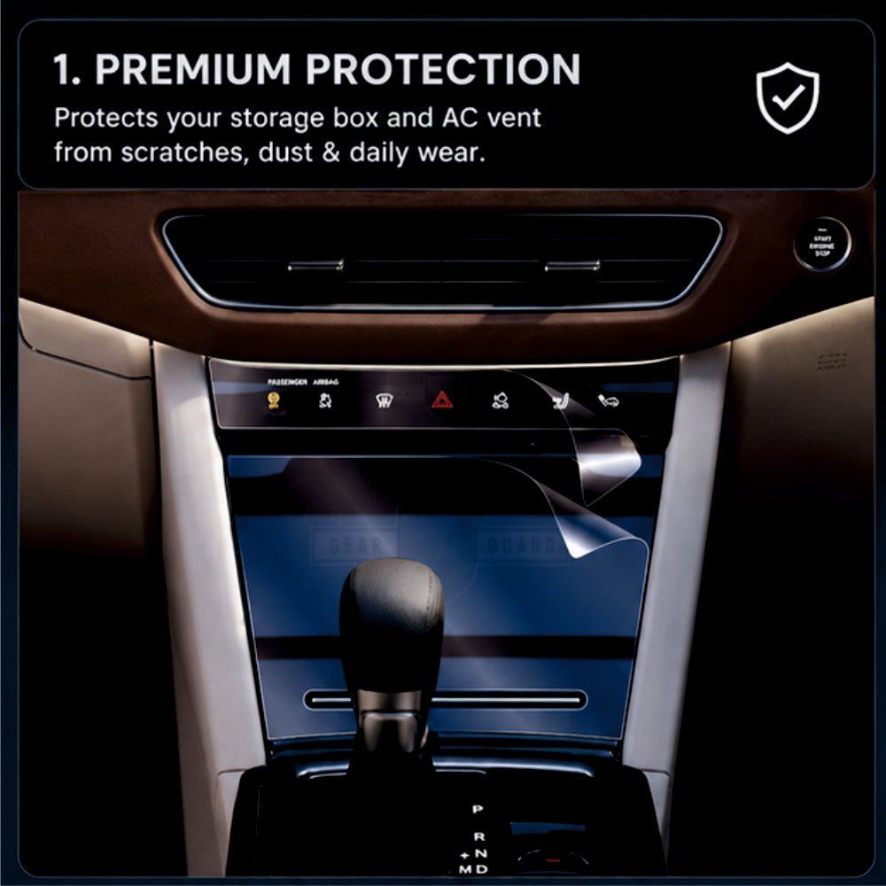 Mahindra XUV 7XO Storage Box and AC Vent Precut PPF Guard -7XO_STRGE_AC_PPF