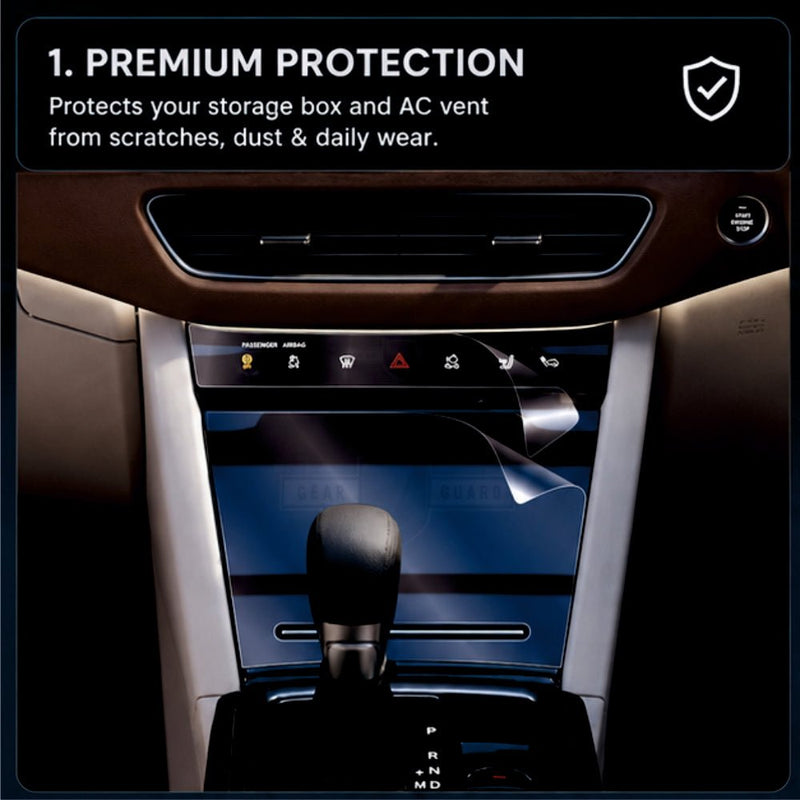 Mahindra XUV 7XO Storage Box and AC Vent Precut PPF Guard -7XO_STRGE_AC_PPF
