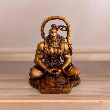 Hanuman Ji Lord Bajrangbali Maditation idol For Car Dashboard Accessories