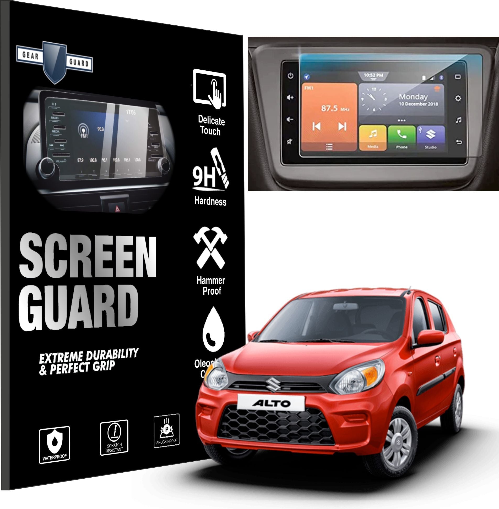 Maruti Suzuki Alto K10 Touch Screen Guard [2022 - 2025] - S7C_ALTO_K10