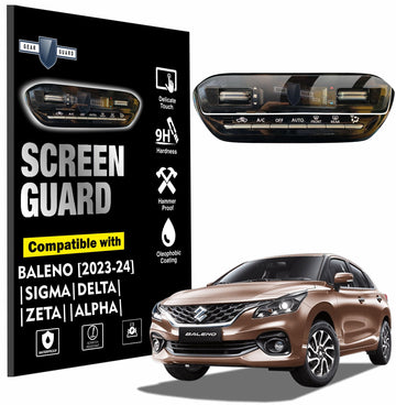 Maruti Suzuki Baleno AC Panel Screen Guard [2022-2026] -S4C_BALENO_AC
