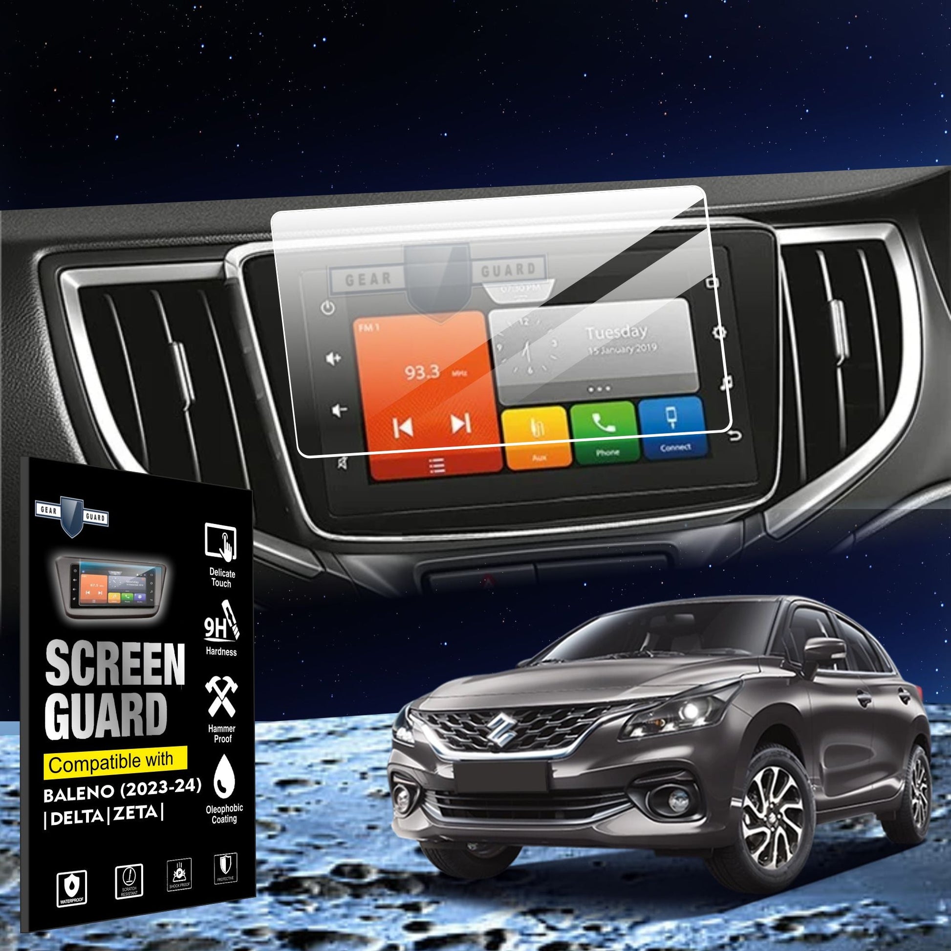 Maruti Suzuki Baleno Screen Protector [2022 - 2025] - S7C_MARUTI_BALENO