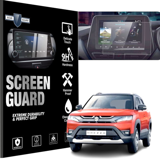 Maruti Suzuki Brezza 2022 Accessories Touch Screen Guard -SG_BREZZA_9C