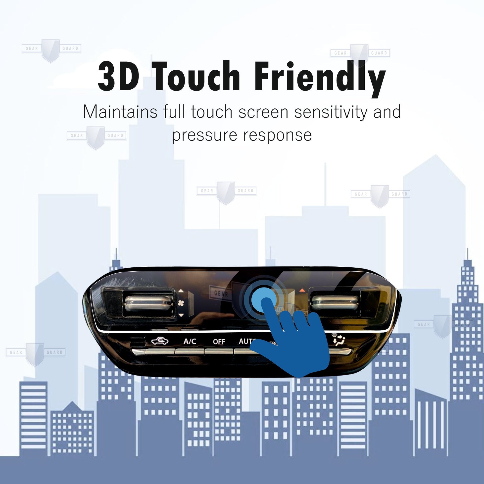 Maruti Suzuki Brezza AC Panel Screen Guard [2022 - 2025] - S4C_BREZZA_AC