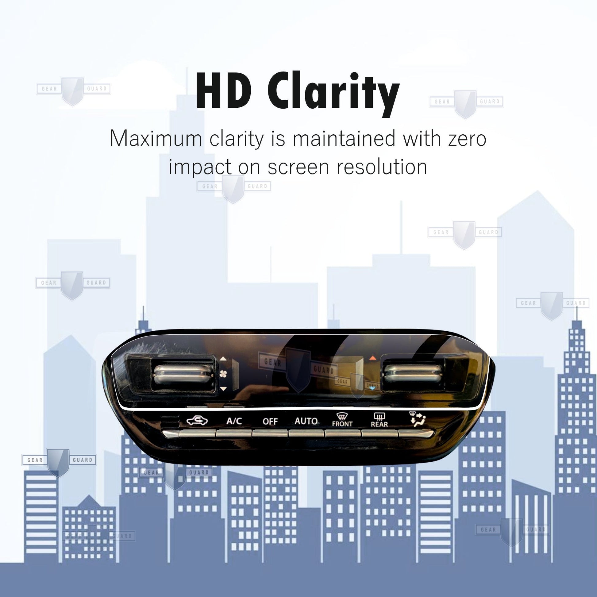 Maruti Suzuki Brezza AC Panel Screen Guard [2022 - 2025] - S4C_BREZZA_AC