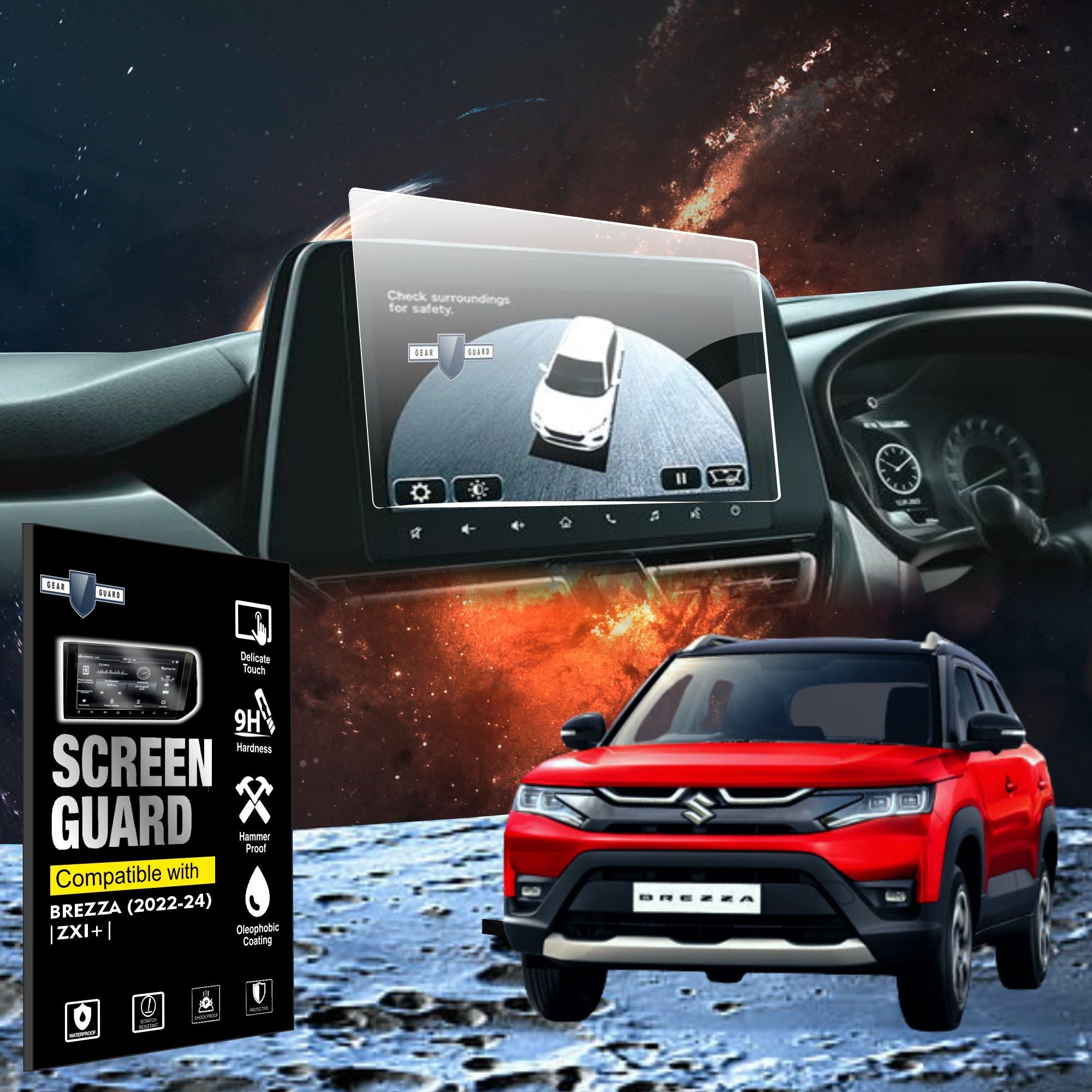 Maruti Suzuki Brezza Touch Screen Protector [2022 - 2025] - S9C_BREZZA