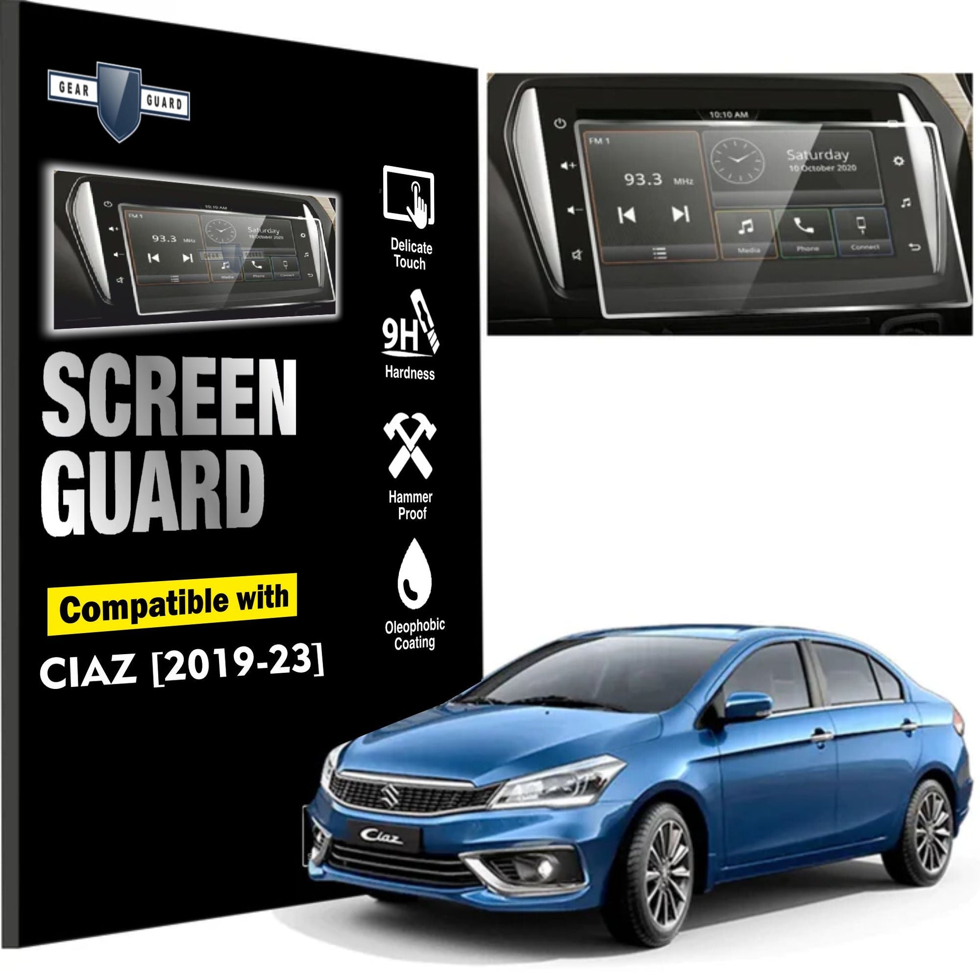 Maruti Suzuki Ciaz Touch Screen Guard [2019 - 2023] - S7CCAIZ01