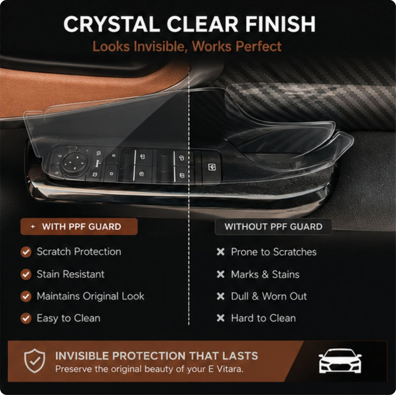 Maruti Suzuki e Vitara Interior Door PPF Guard -EVITARA_DOOR_PPF