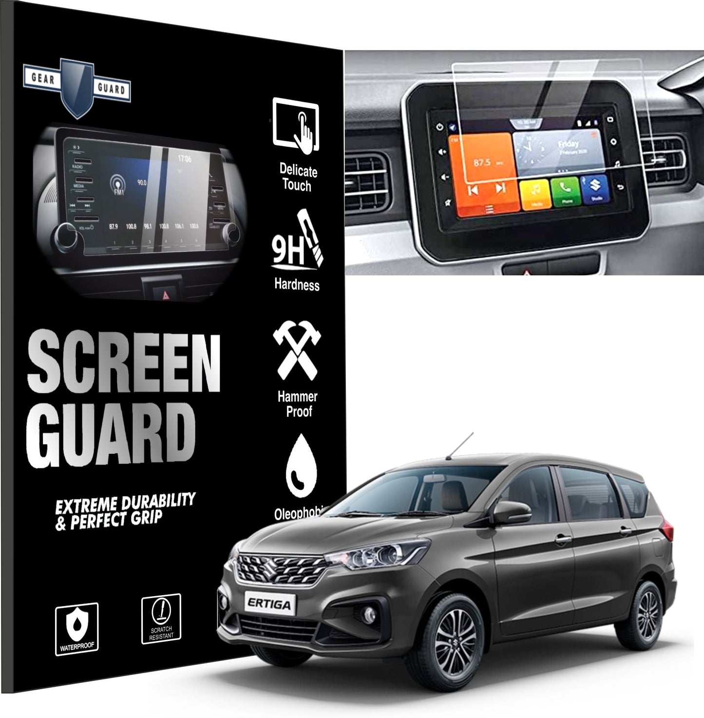 Maruti Suzuki Ertiga Accessories Touch screen Guard 2019-2021 -NEW_MARUTI_4