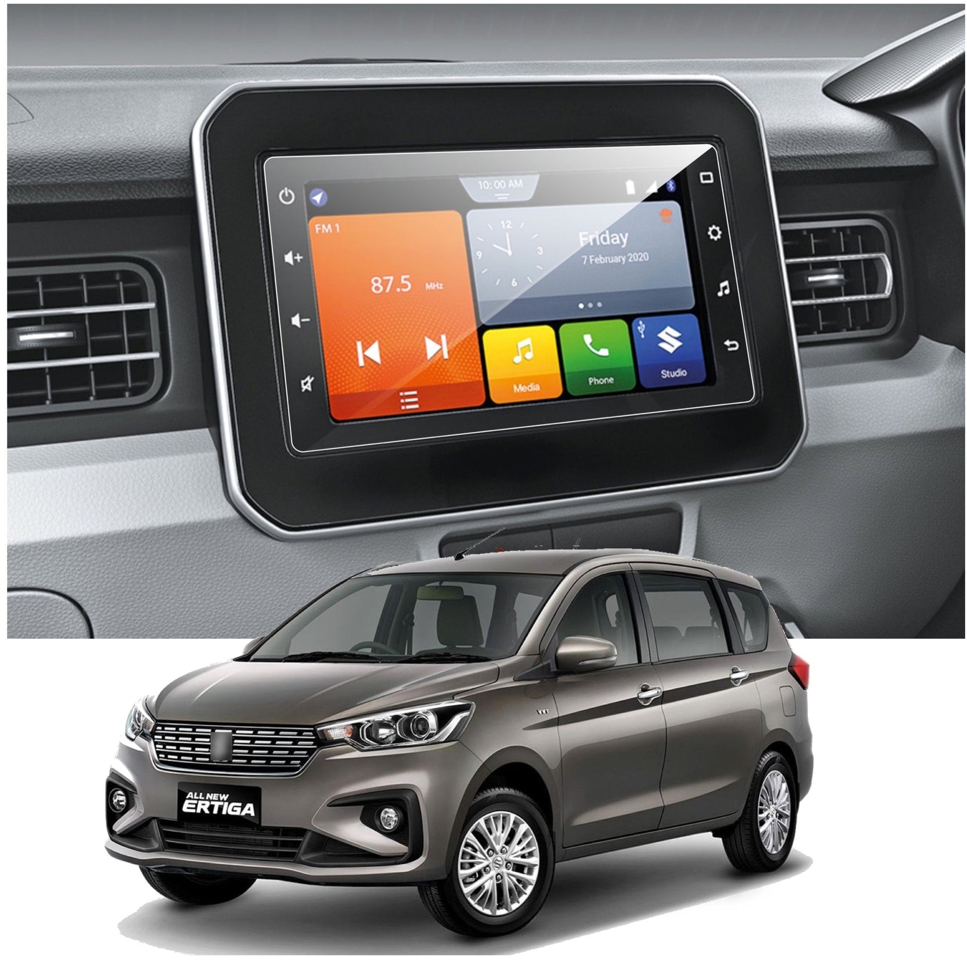 Maruti Suzuki Ertiga Touch screen Guard [2018-2022] -S7C_ERTIGA02