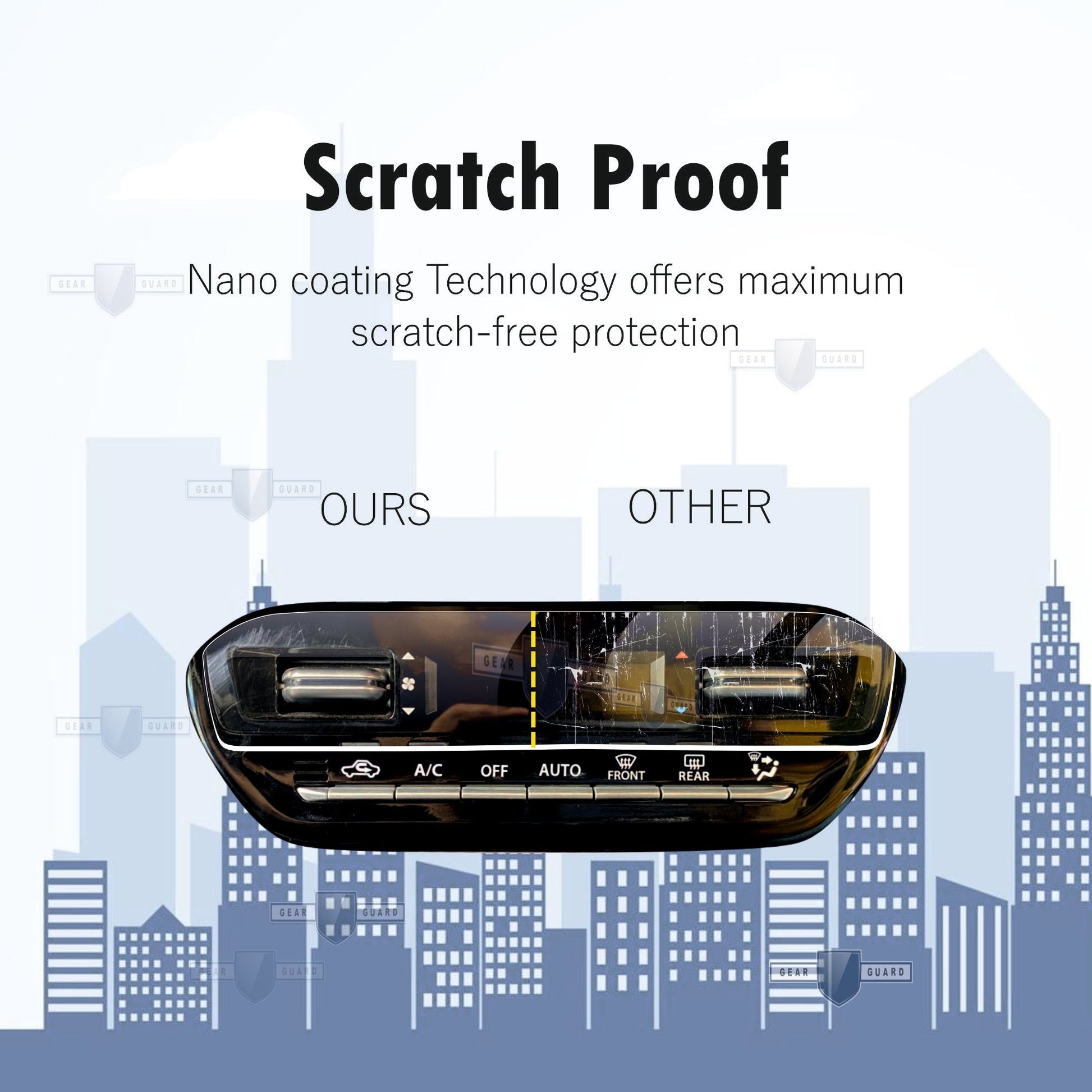 Maruti Suzuki Fronx AC Panel Screen Guard [2023 - 2025] - S4C_FRONX_AC