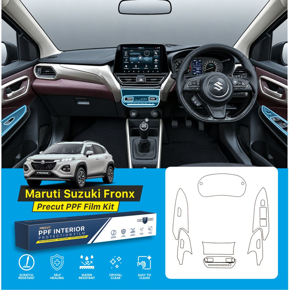 Maruti Suzuki Fronx Interior Precut PPF Film KIT -SP_FRONX_PPF_KIT
