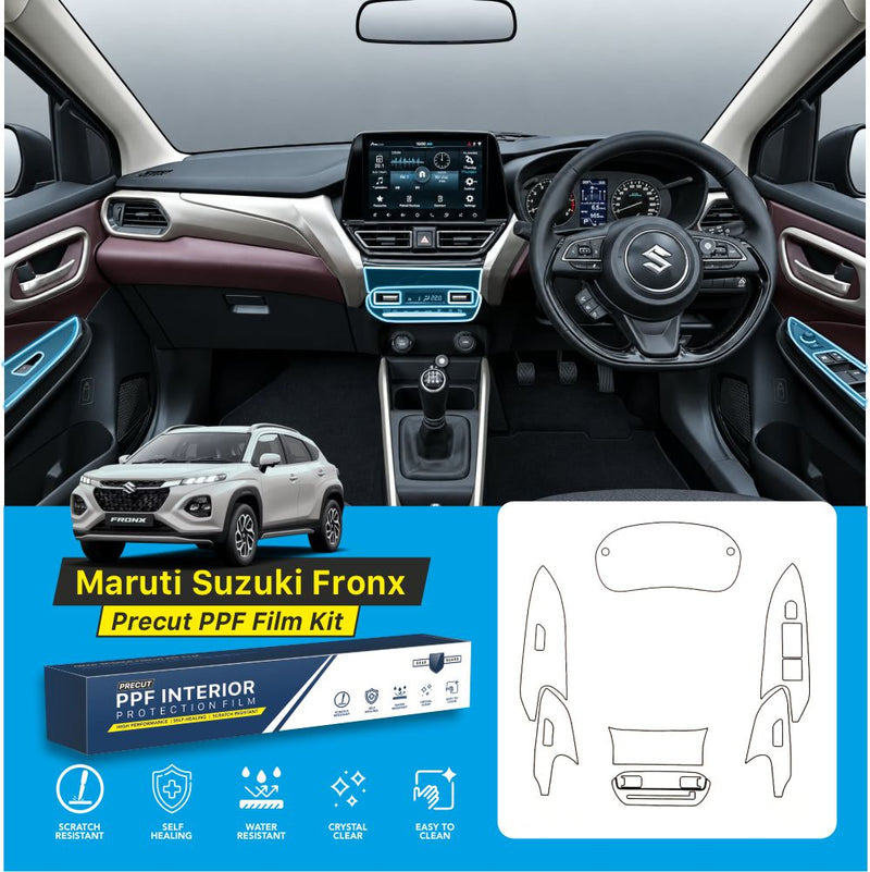 Maruti Suzuki Fronx Interior Precut PPF Film KIT -SP_FRONX_PPF_KIT