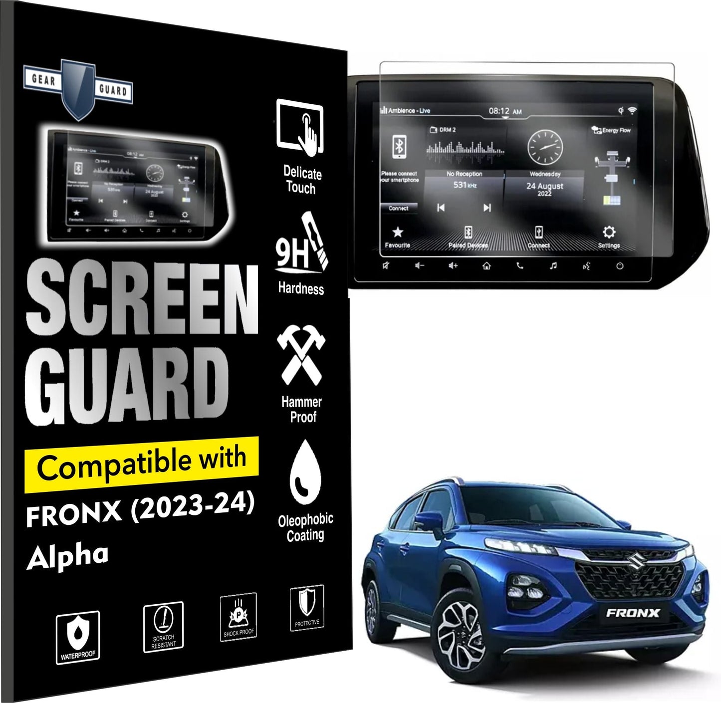 Maruti Suzuki Fronx Touch Screen Guard [2023 - 2024] - S9C_FRONX