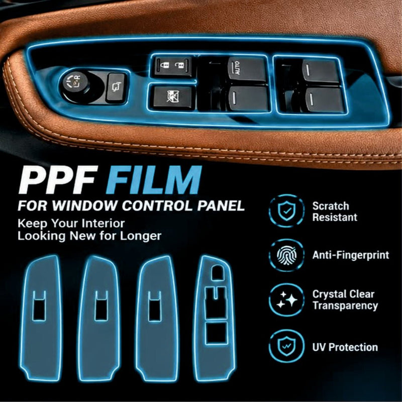 Maruti Suzuki Grand Vitara Interior Door Panels Precut PPF Film -SP_GRAND_VITARA_DOOR_PPF
