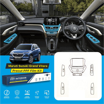 Maruti Suzuki Grand Vitara Interior Precut PPF Film Kit -SP_GRAND_VITARA_PPF_KIT