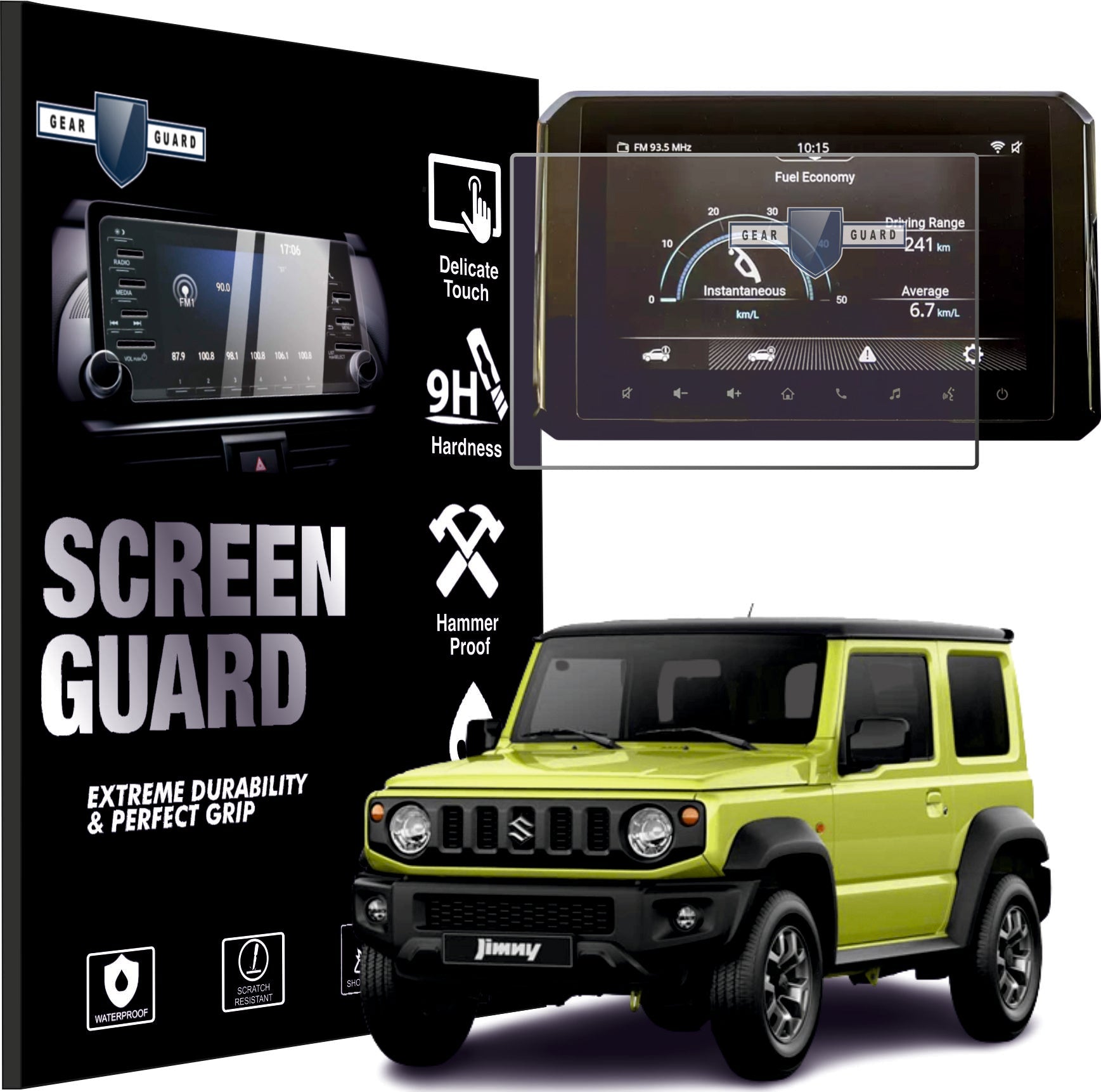Maruti Suzuki jimny 2023 Accessories Touch Screen Guard -JIMNY_9M