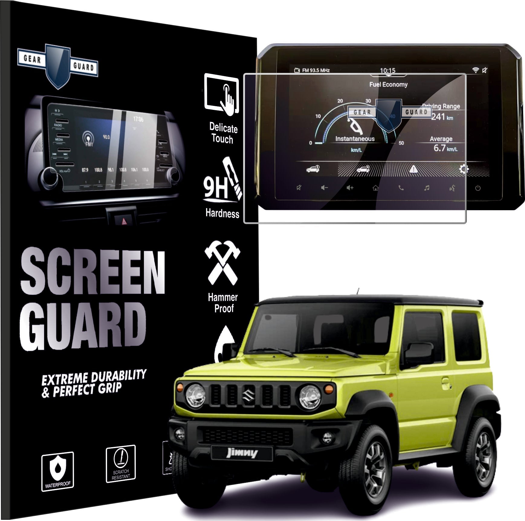 Maruti Suzuki jimny 2023 Accessories Touch Screen Guard -JIMNY_9C