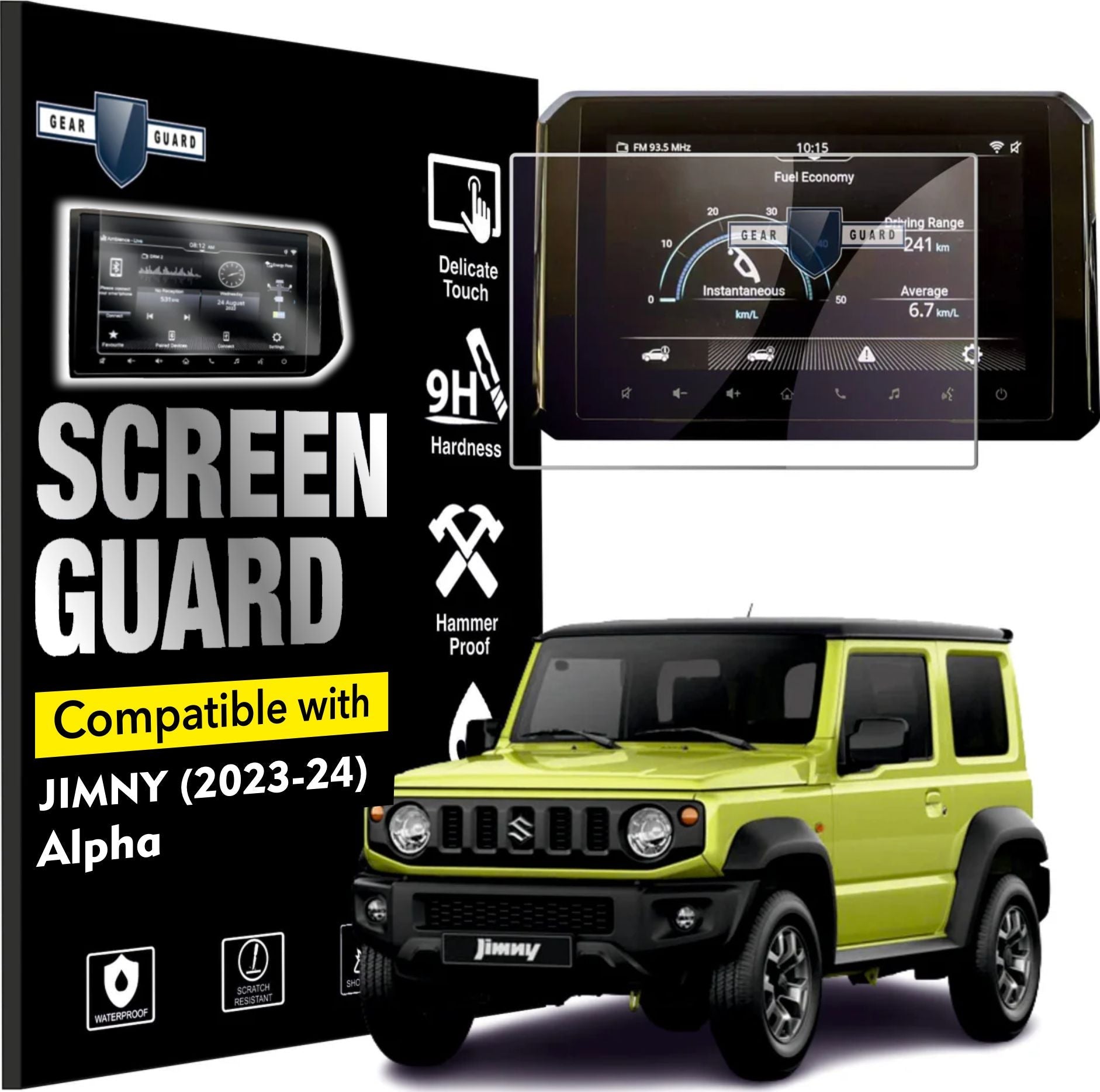 Maruti Suzuki Jimny Touch Screen Guard [2023 - 2025] - S9C_Maruti_Jimny
