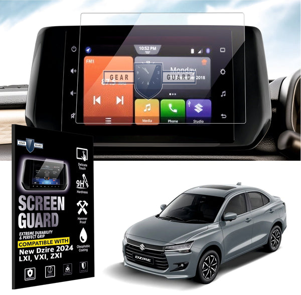 Maruti Suzuki New Dzire Infotainment System Screen Guard [2024 - 2025] - S7C_DZIRE_2024