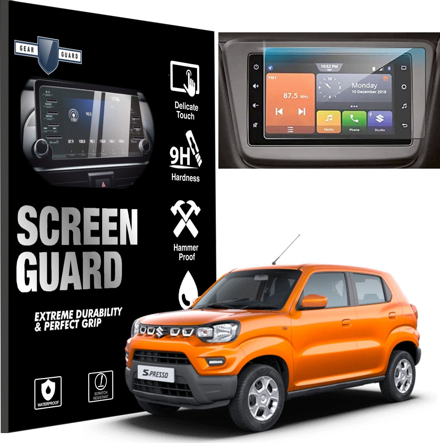 Maruti Suzuki S-Presso Accessories Touch Screen Guard 2019-2021 -NEW_MARUTI_7
