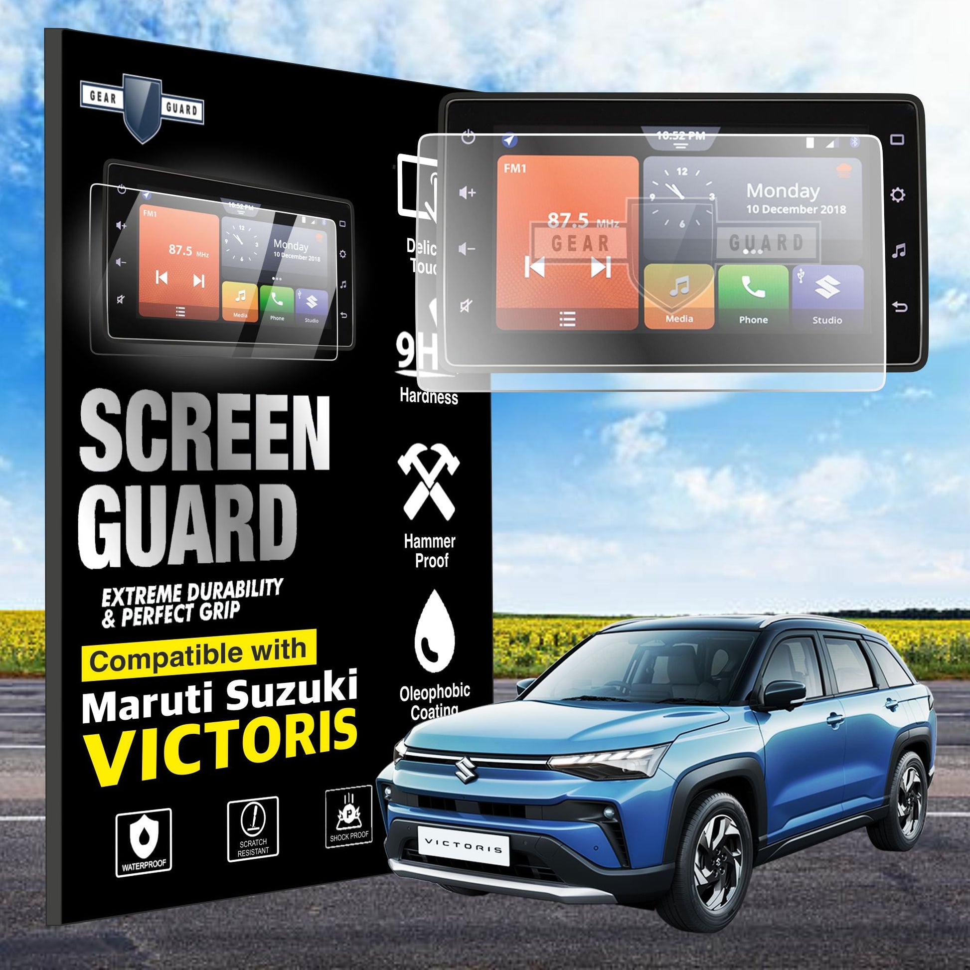 Maruti Suzuki Victoris Touch Screen Guard [2025 - 2026] - S7M_VICTORIS_INFO