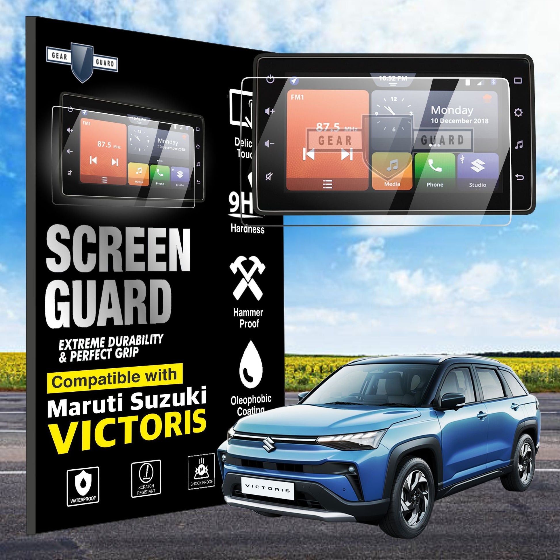 Maruti Suzuki Victoris Touch Screen Guard [2025 - 2026] - S7C_VICTORIS_INFO