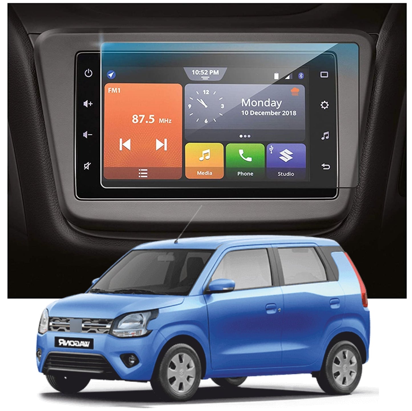 Maruti Suzuki Wagon R Accessories Touch Screen Guard 2019-2021 -NEW_MARUTI_9