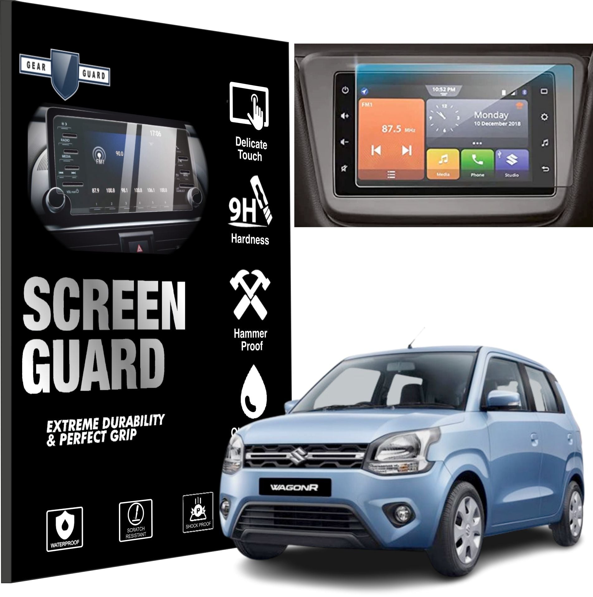 Maruti Suzuki Wagon R Touch Screen Guard [2019 - 2025] - S7C_WAGONR