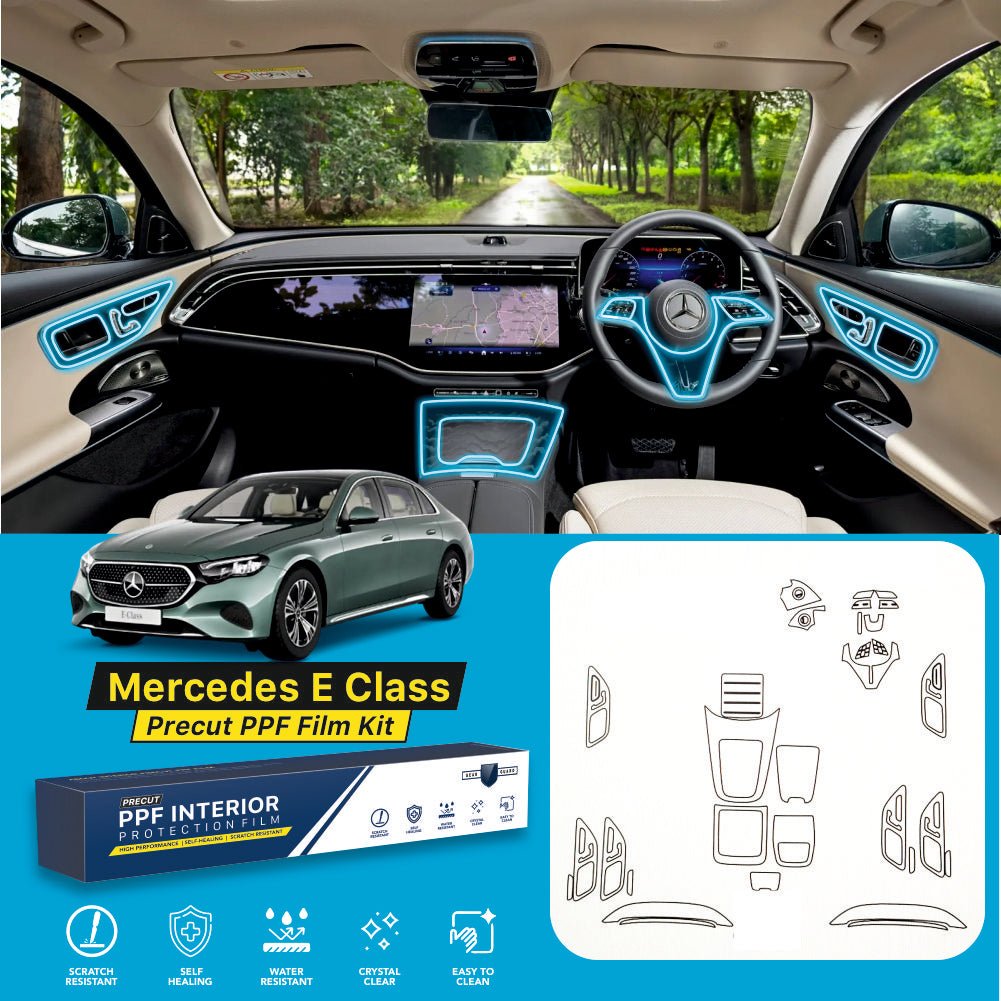 Mercedes Benz E-Class Interior Precut PPF Film Kit -SP_E-CLASS_PPF_KIT