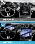 Mercedes Benz GLC 2024 Touch Screen Guard ( 11.9 Inch Infotainment + 12.3 Inch Instrument Cluster MID) - L12-3_GLC_COMBO