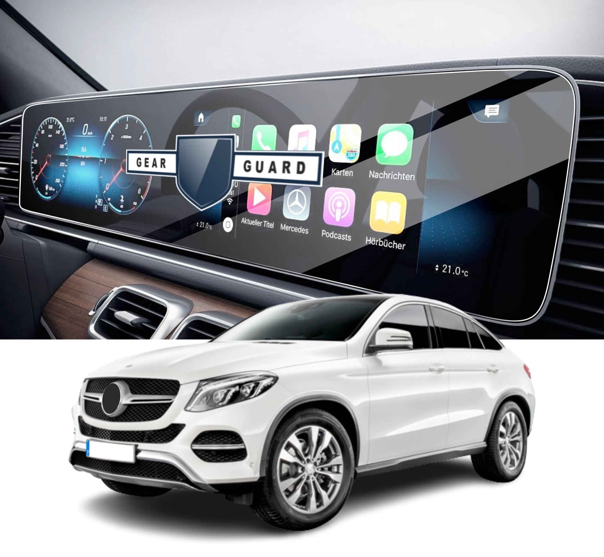 Mercedes-Benz GLE Accessories Touch Screen Guard -BENZ_GLE